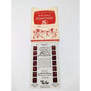 Vintage Tru Vue Tru-Vue Film Card Jack And The Beanstalk Fairy Tale‎ F-3 3D 3-D